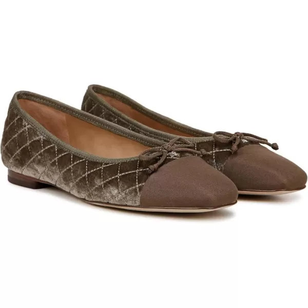 Sam Edelman Womens Marilyn Ballet FlatDark Silver Sage