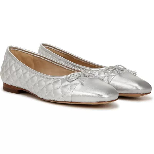 Sam Edelman Womens Marilyn Ballet FlatSoft Silver