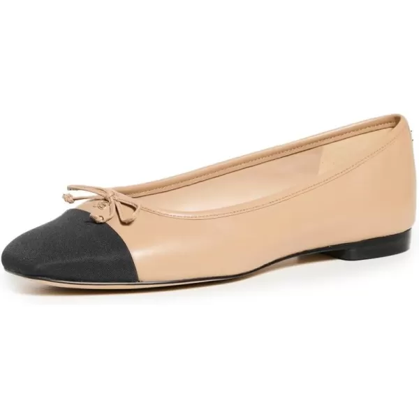 Sam Edelman Womens Marley Ballet FlatSoft BeigeBlack