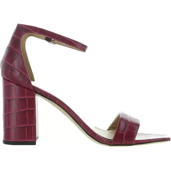Sam Edelman Womens Daniella Block Heel SandalBerry Cairo Large Croco Leather
