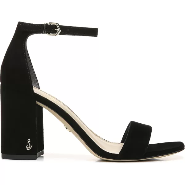 Sam Edelman Womens Daniella Block Heel SandalBlack Suede