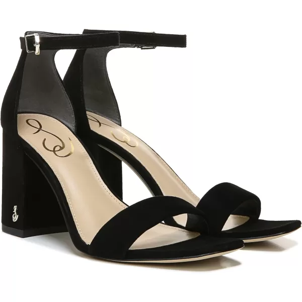 Sam Edelman Womens Daniella Block Heel SandalBlack Suede
