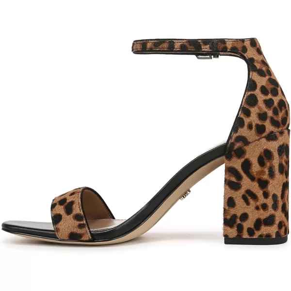 Sam Edelman Womens Daniella Block Heel SandalGranada Tan Leopard