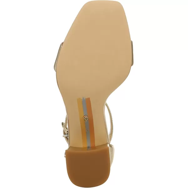 Sam Edelman Womens Daniella Block Heel SandalMolten Gold