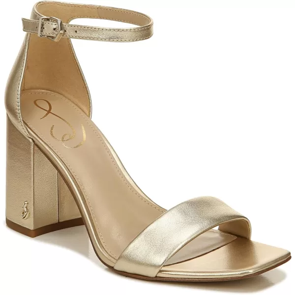 Sam Edelman Womens Daniella Block Heel SandalMolten Gold