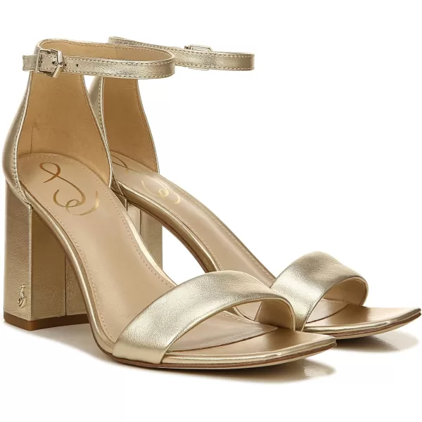 Sam Edelman Womens Daniella Block Heel SandalMolten Gold