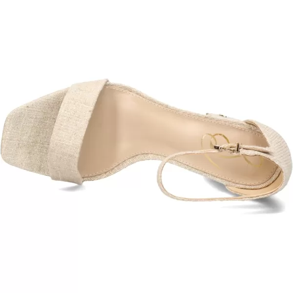 Sam Edelman Womens Daniella Block Heel SandalNatural Linen