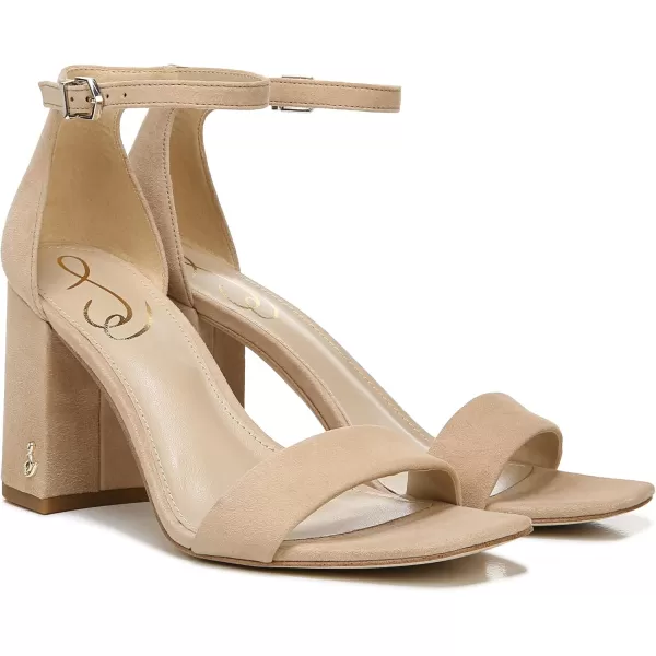 Sam Edelman Womens Daniella Block Heel SandalOatmeal Suede