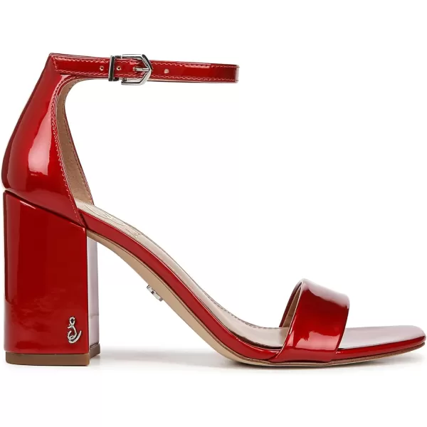 Sam Edelman Womens Daniella Block Heel SandalPassion Red