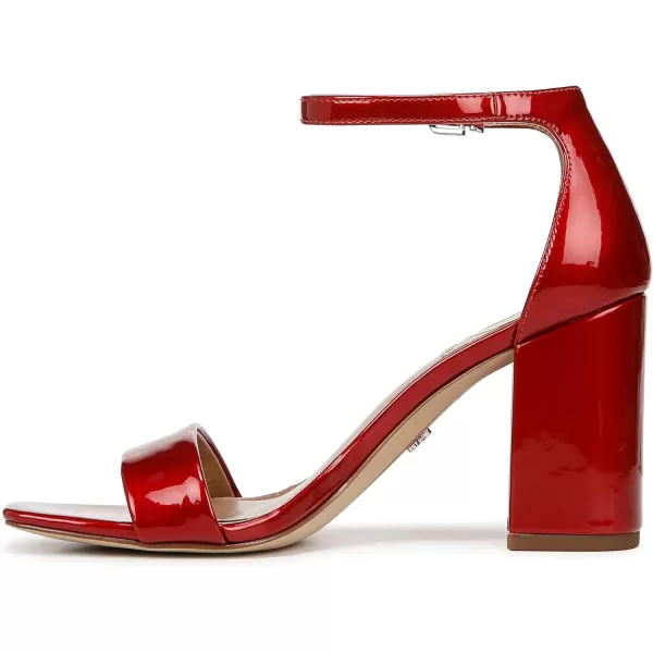 Sam Edelman Womens Daniella Block Heel SandalPassion Red