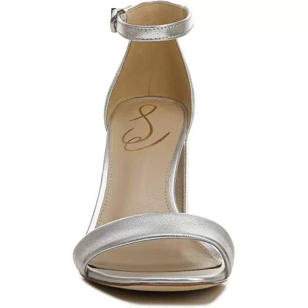 Sam Edelman Womens Daniella Block Heel SandalSoft Silver