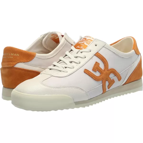 Sam Edelman Womens Ivey SneakerModern IvoryRetro Orange