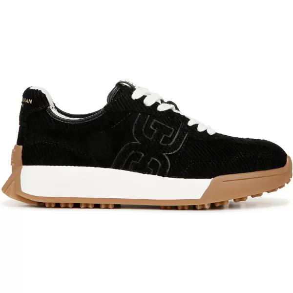 Sam Edelman Womens Langley Lace Up SneakerBlack Corduroy