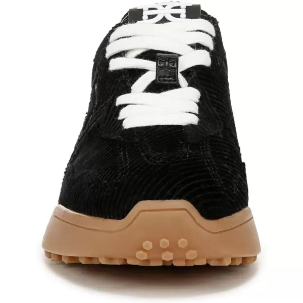 Sam Edelman Womens Langley Lace Up SneakerBlack Corduroy