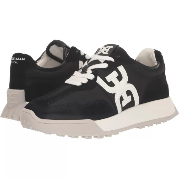 Sam Edelman Womens Langley Lace Up SneakerBlack Suede