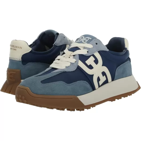 Sam Edelman Womens Langley Lace Up SneakerBlue Multi