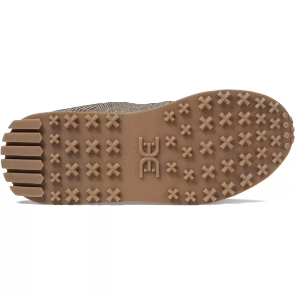 Sam Edelman Womens Langley Lace Up SneakerBrown Houndstooth Multi