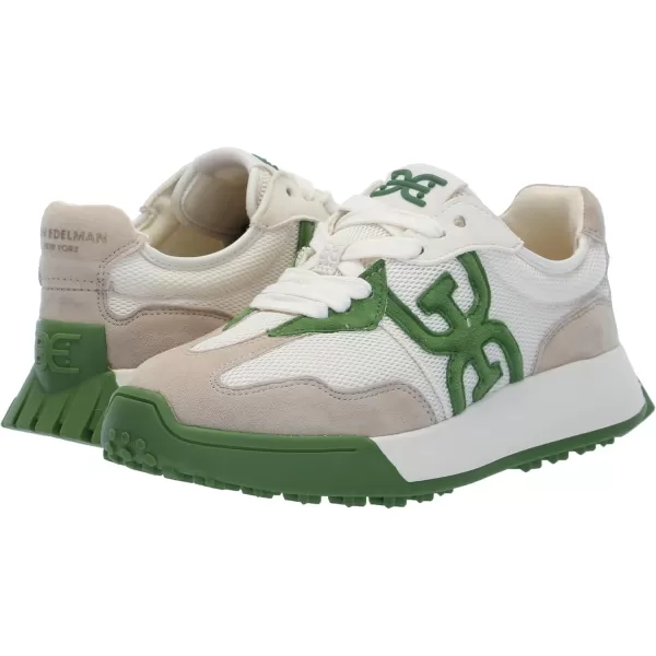 Sam Edelman Womens Langley Lace Up SneakerGreen Multi