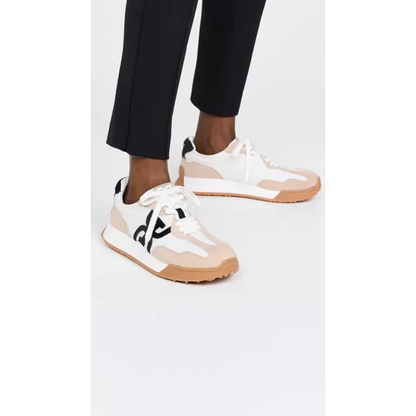 Sam Edelman Womens Langley Lace Up SneakerWhiteTanBlack