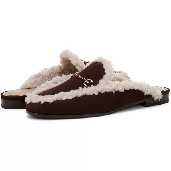 Sam Edelman Womens Linnie Bit MuleCafe Noir Shearling