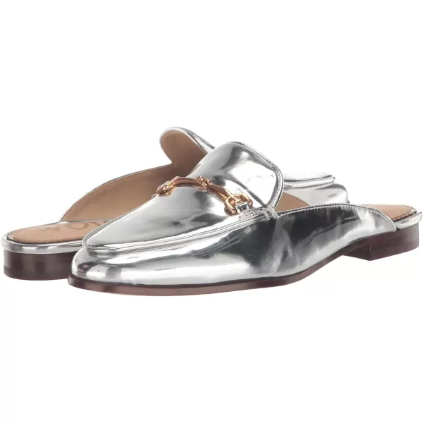 Sam Edelman Womens Linnie Bit MuleSoft Silver Specchio