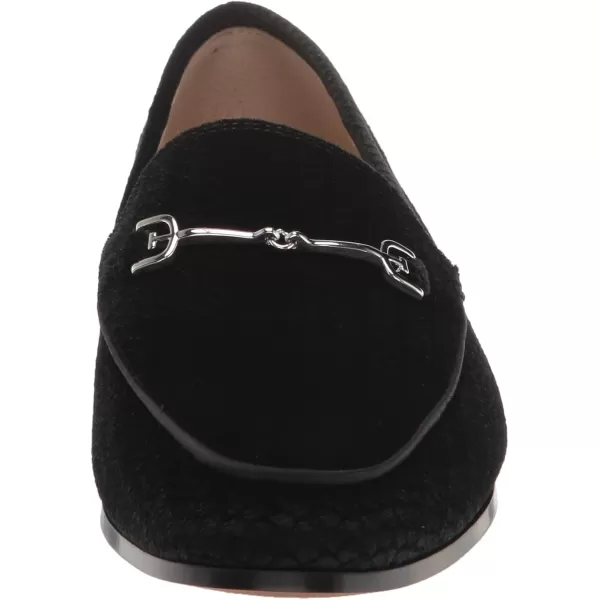 Sam Edelman Womens Loraine Bit LoaferBlack Embossed Velvet