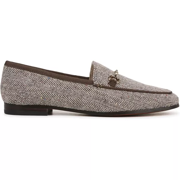 Sam Edelman Womens Loraine Bit LoaferBrown Houndstooth Multi