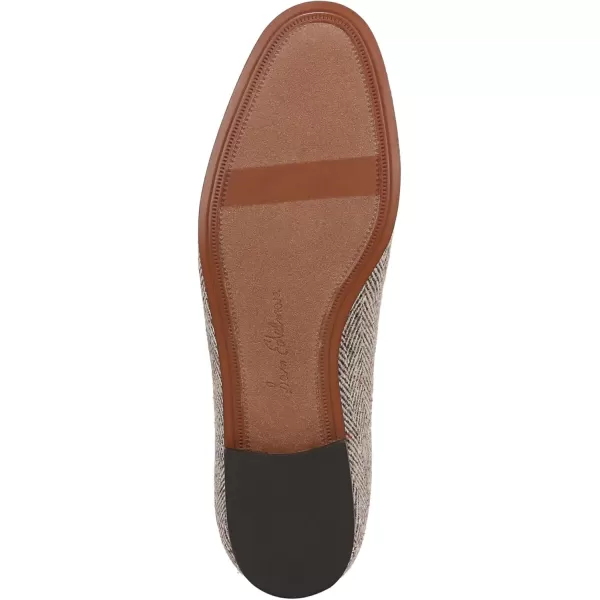 Sam Edelman Womens Loraine Bit LoaferBrown Houndstooth Multi