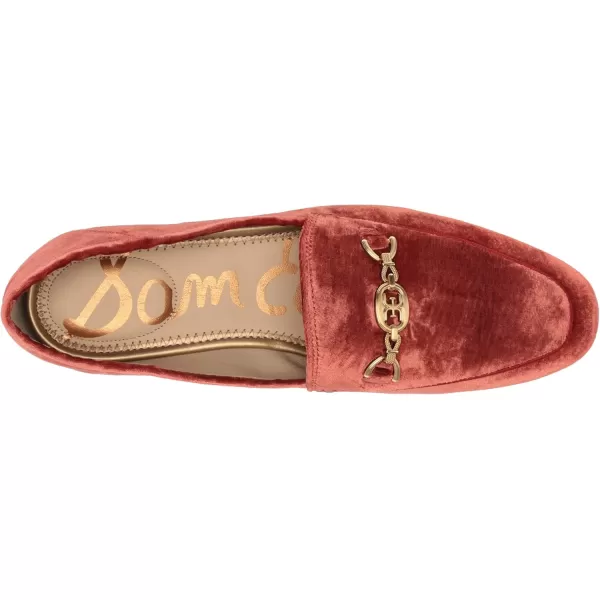Sam Edelman Womens Loraine Bit LoaferCanyon Orange Velvet
