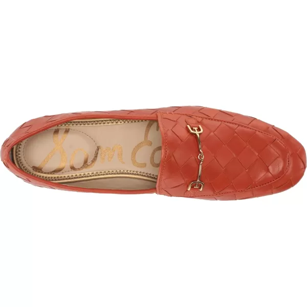 Sam Edelman Womens Loraine Bit LoaferCanyon Orange Woven
