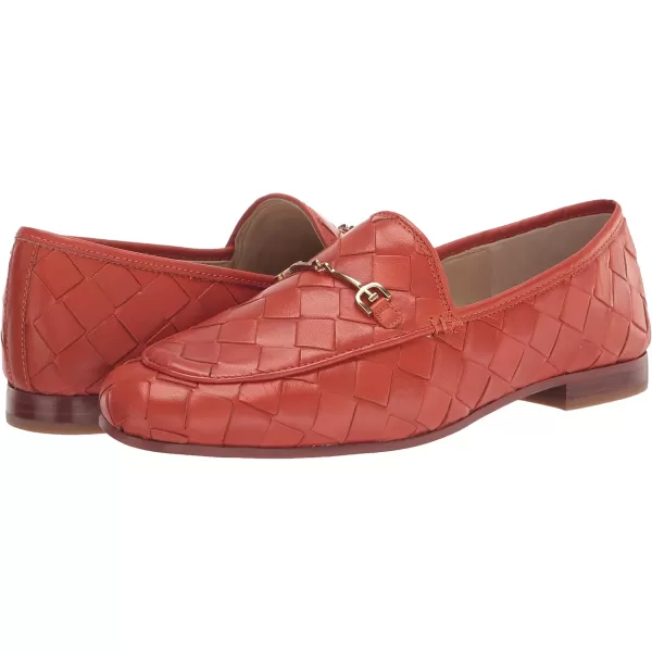 Sam Edelman Womens Loraine Bit LoaferCanyon Orange Woven