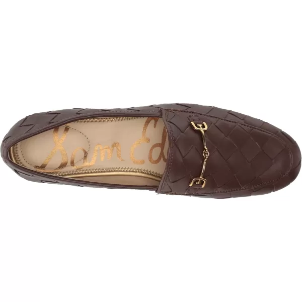 Sam Edelman Womens Loraine Bit LoaferDark Chocolate Woven