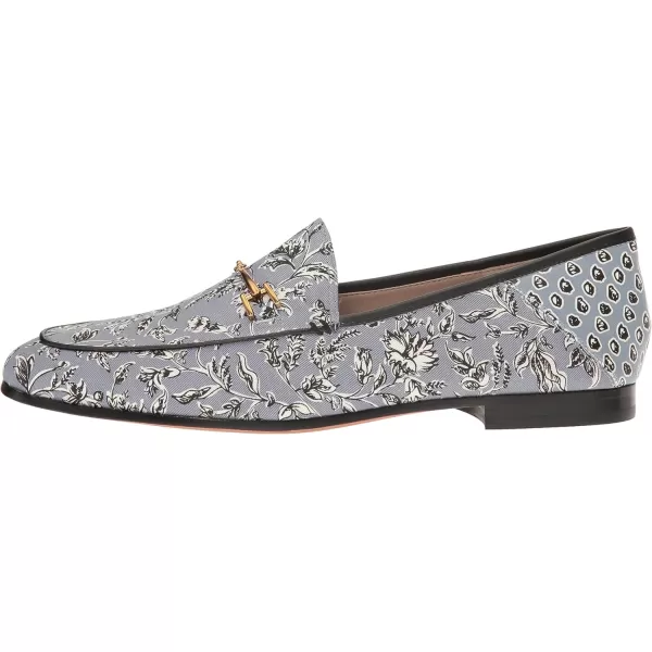 Sam Edelman Womens Loraine Bit LoaferDusty Blue Printed Fabric