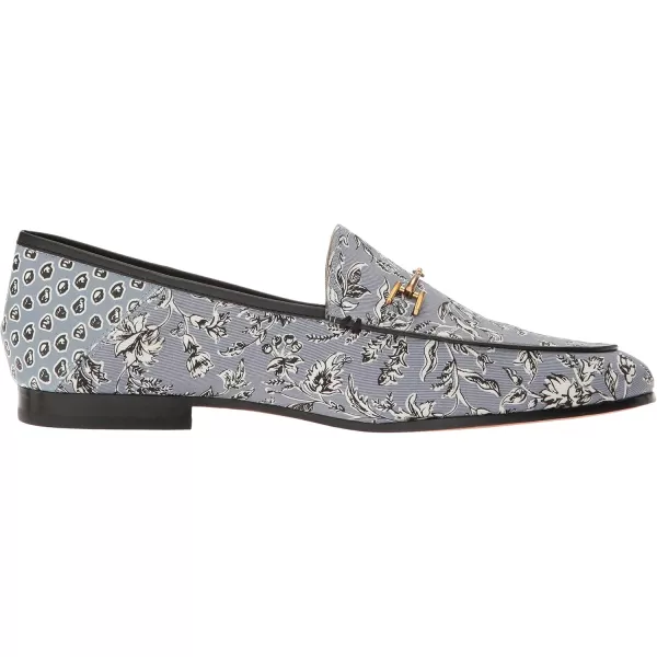 Sam Edelman Womens Loraine Bit LoaferDusty Blue Printed Fabric