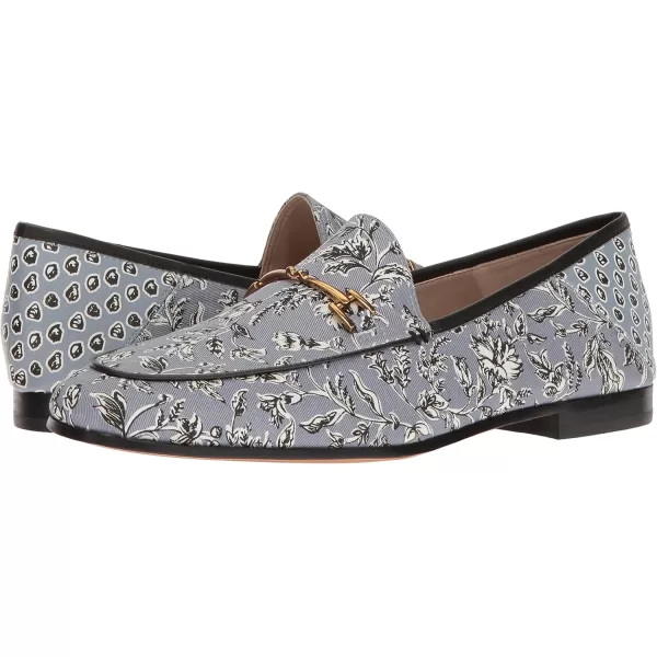Sam Edelman Womens Loraine Bit LoaferDusty Blue Printed Fabric