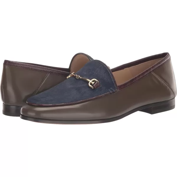Sam Edelman Womens Loraine Bit LoaferHudson NavyOliveFrench Burgu
