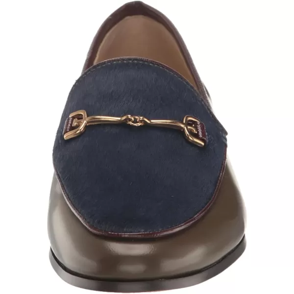 Sam Edelman Womens Loraine Bit LoaferHudson NavyOliveFrench Burgu