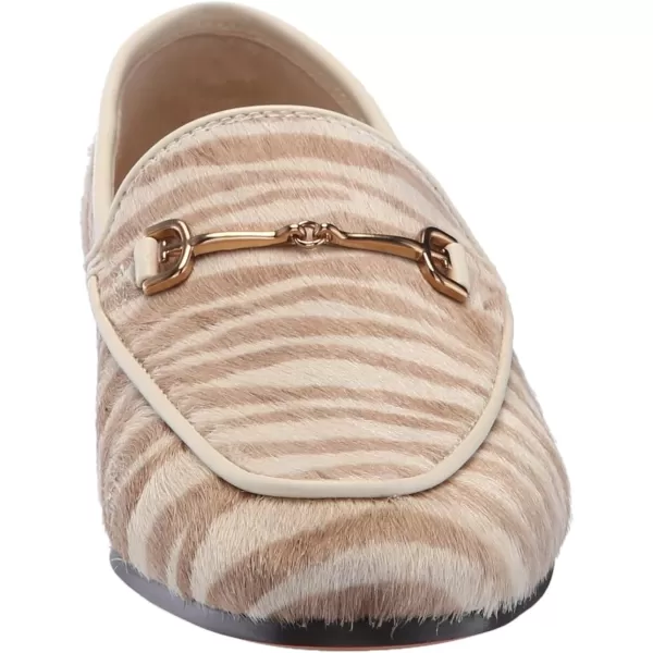 Sam Edelman Womens Loraine Bit LoaferTaupe Zebra Multi