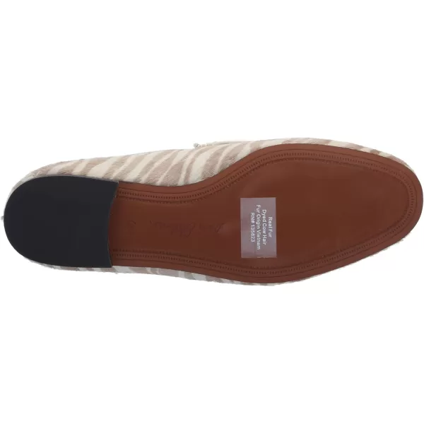 Sam Edelman Womens Loraine Bit LoaferTaupe Zebra Multi