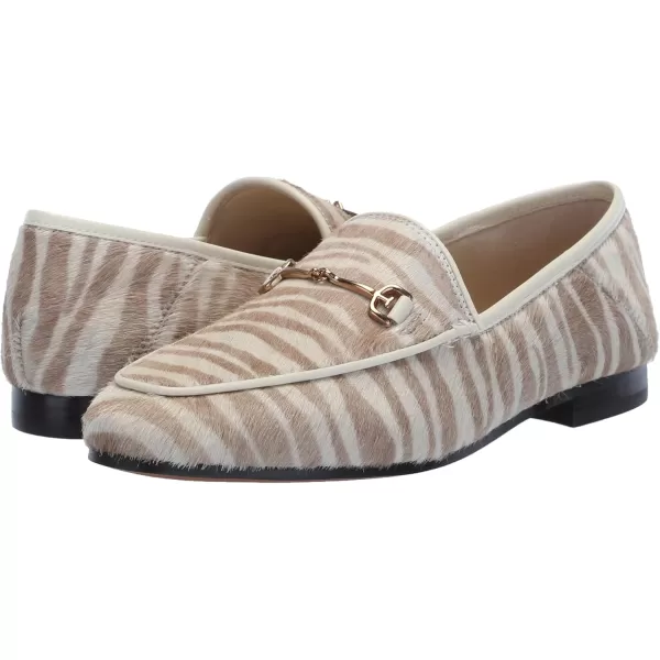 Sam Edelman Womens Loraine Bit LoaferTaupe Zebra Multi