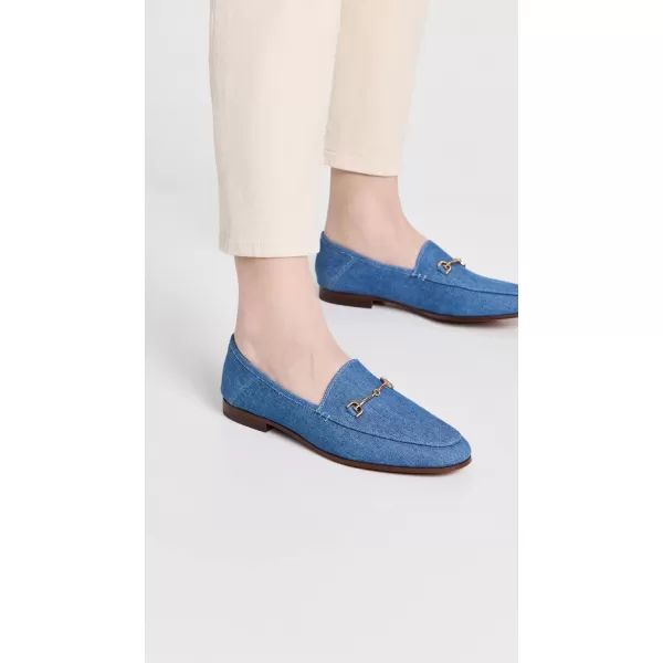 Sam Edelman Womens Loraine Bit LoaferWashed Indigo