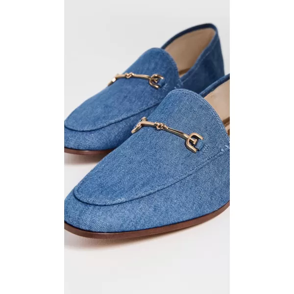 Sam Edelman Womens Loraine Bit LoaferWashed Indigo