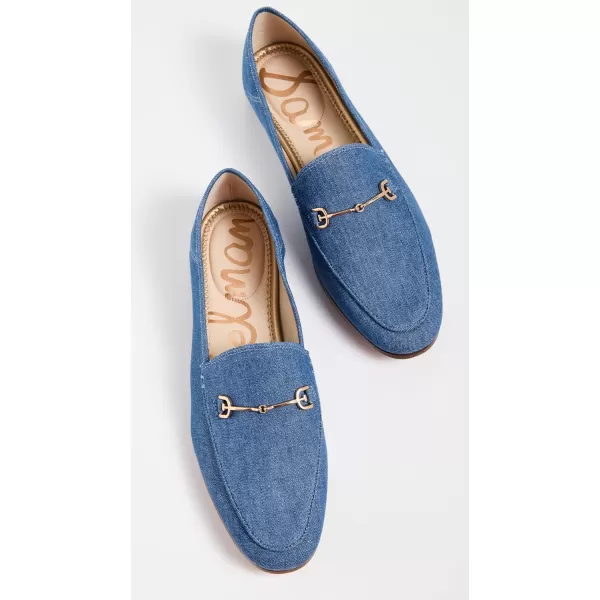 Sam Edelman Womens Loraine Bit LoaferWashed Indigo