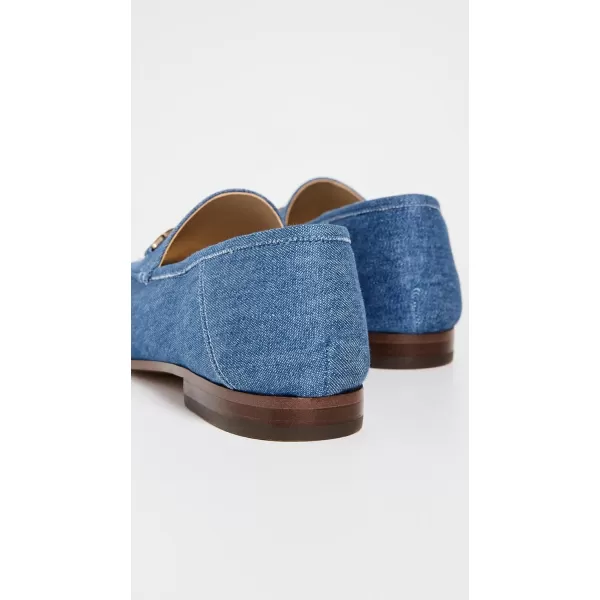Sam Edelman Womens Loraine Bit LoaferWashed Indigo