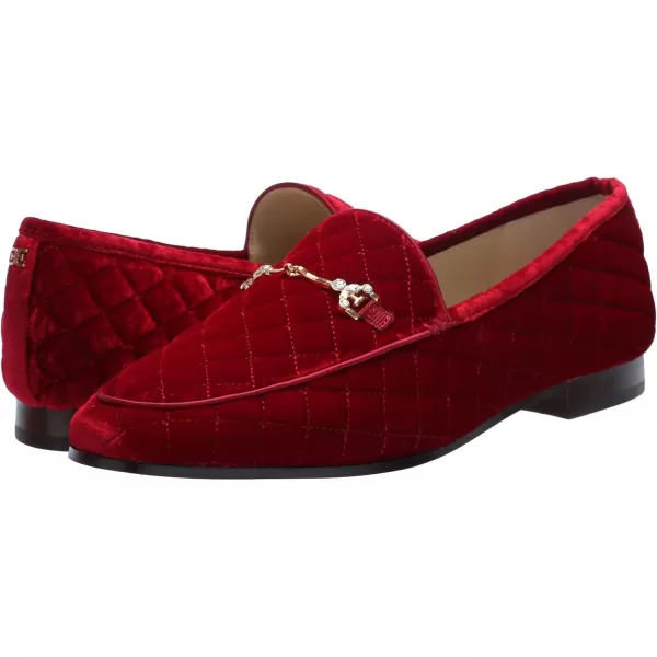 Sam Edelman Womens Loraine Regal LoaferBright Scarlet