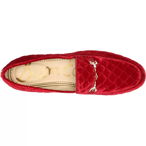 Sam Edelman Womens Loraine Regal LoaferBright Scarlet