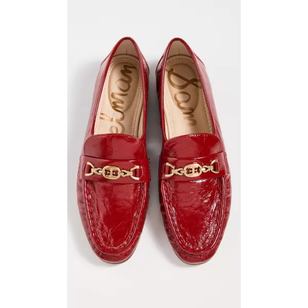 Sam Edelman Womens Lucca LoaferDeep Scarlet