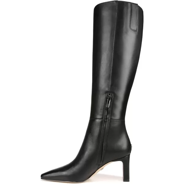 Sam Edelman Womens Sylvia Knee High BootBlack Leather Wide Calf