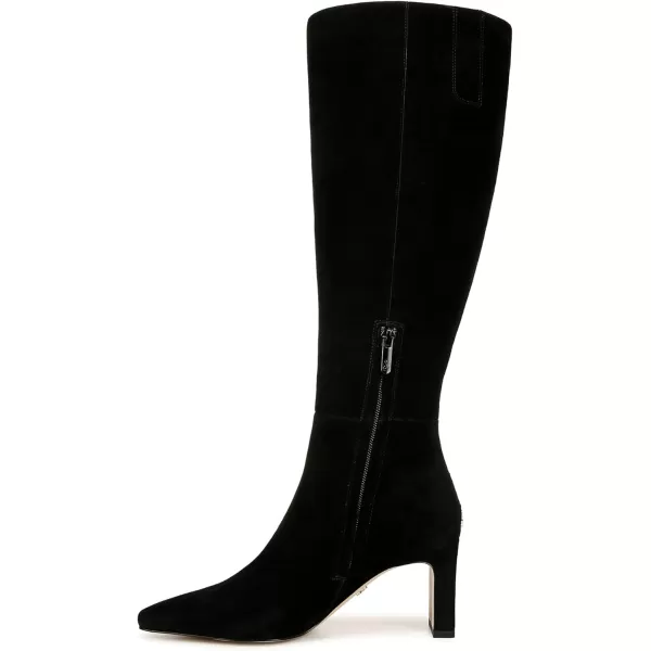 Sam Edelman Womens Sylvia Knee High BootBlack Suede Wide Calf