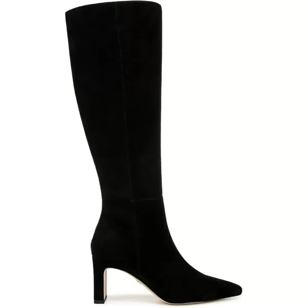 Sam Edelman Womens Sylvia Knee High BootBlack Suede Wide Calf